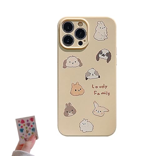 BnMvF für iPhone Case Cute, Girl Heart Casely für iPhone, für iPhone Case All-Inclusive, Schützen Sie die Kamera, Anti-Rutsch-Seiten (für iPhone 12 Pro,O) von BnMvF