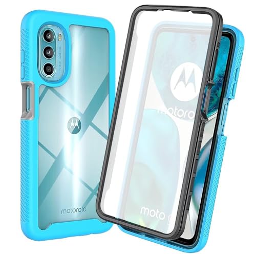 Bnvdfre Motorola Moto E32s / Moto E32 Hülle mit eingebautem Displayschutz Stoßfest Schutzhülle 360 Grad vollschutz Rugged Schutzhülle TPU Case Handyhülle für Motorola E32s / E32 - Himmelblau Bnvdfre Motorola Moto E32s / Moto E32 Hülle mit eingebautem Displayschutz Stoßfest Schutzhülle 360 Grad vollschutz Rugged Schutzhülle TPU Case Handyhülle für Motorola E32s / E32 - Himmelblau von Bnvdfre