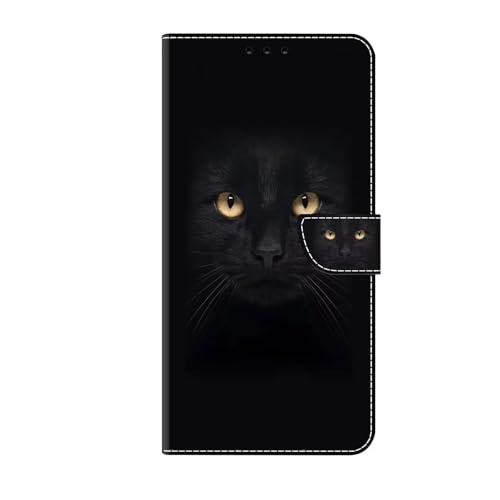 Handyhülle für Xiaomi Redmi Note 14 Pro 5G / Note 14 Pro+ 5G Hülle PU Leder Klapphülle Magnet Stoßfeste Kartenfach Klappbar Schutzhülle Case Cover mit Muster Motiv Flip Handytasche - Schwarze Katze Handyhülle für Xiaomi Redmi Note 14 Pro 5G / Note 14 Pro+ 5G Hülle PU Leder Klapphülle Magnet Stoßfeste Kartenfach Klappbar Schutzhülle Case Cover mit Muster Motiv Flip Handytasche - Schwarze Katze von Bnvdfre