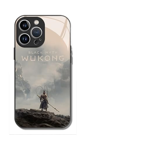 BoLinCo Black Myth ZHP0153 Schutzhülle für iPhone 14 Pro, Wukong, staubdicht von BoLinCo