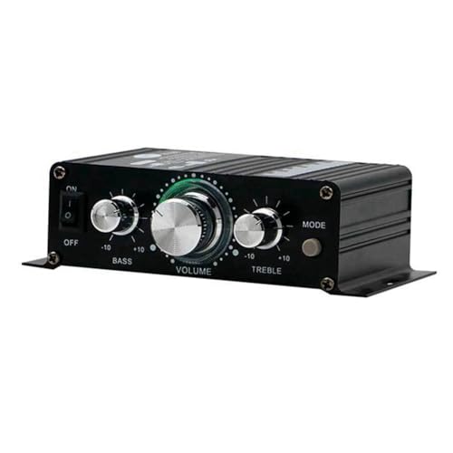 Boddceto 2-Kanal 30W Auto Digital Power Bluetooth Audio Verstärker 12V Hifi Stereo Mini Home Audio Verstärker für Auto Zuhause von Boddceto