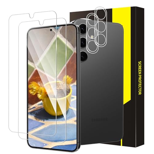 Bodyguard 2+2 Stück Schutzfolie für Panzerglas für Samsung Galaxy S24 Plus 5G, Ultrabeständig, 9H Härte, 2.5D Kante S24 Plus Schutzglas, Sensitive Touch, HD Klarsicht S24 Plus Displayschutzfolie von Bodyguard