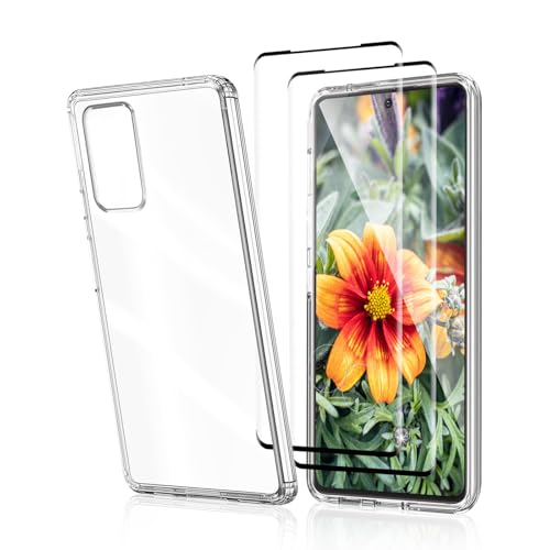 Bodyguard 2 Stück Schutzfolie für Panzerglas für Samsung Galaxy S20 Plus+1 Stück S20 Plus Handyhülle, 9H Anti-Kratzer, Bläschenfrei, HD S20 Plus Schutzglas, TPU Silikon HD Klar Anti-Yellowing Hülle von Bodyguard