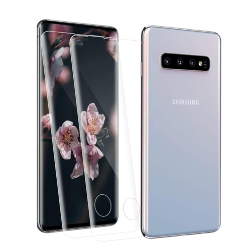 Bodyguard Hartglas für Samsung Galaxy S10, 9H Härte, Bubble Free, transparent, vollständige Abdeckung, 3D S10, 0,33 mm Touchscreen, empfindlich, 2 Stück HD Premium Samsung S10 Displayschutzfolie von Bodyguard