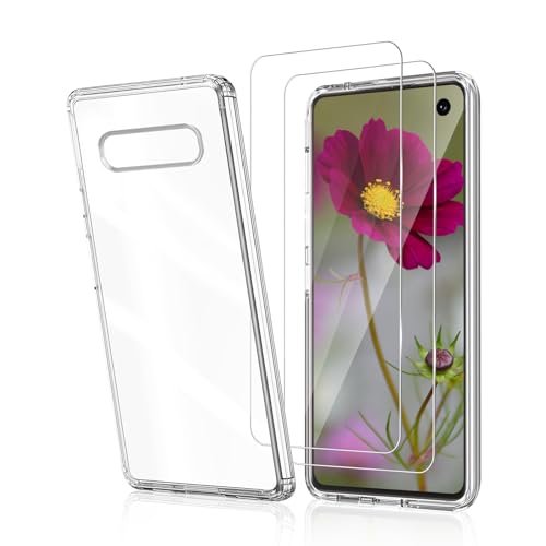 Bodyguard Schutzfolie für Panzerglas für Samsung Galaxy S10e mit Hülle, (2+1) 2,5D Kanten Panzerfolie+TPU Transparent Handyhülle, 9H Härte Kratzfest, Anti-Bläschen, HD Samsung S10e Displayschutzfolie von Bodyguard