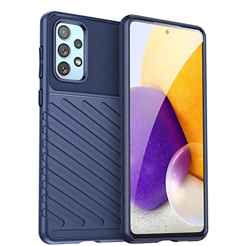 BoerHang Hülle Kompatibel mit Motorola Moto G75 Handyhülle, Weiches TPU, Schmal, rutschfest, Schutzhülle Kompatibel mit Motorola Moto G75.（Blau von BoerHang