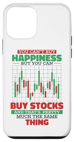 Hülle für iPhone 12 mini Can't Buy Happiness But Stocks Börse Aktienmarkt Aktien von Börse Bulle Bär ETF Trading Geschenke für Anfänger