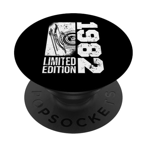 Bogenschütze Geburtstag Jahrgang 1982 geboren Bogenschießen PopSockets Klebender PopGrip von Bogenschießen Zubehör Geschenke Shirts