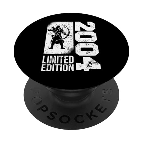 Bogenschütze Geburtstag Jahrgang 2004 geboren Bogenschießen PopSockets Klebender PopGrip von Bogenschießen Zubehör Geschenke Shirts