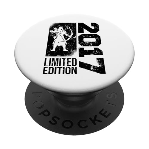 Bogenschütze Geburtstag Jahrgang 2017 geboren Bogenschießen PopSockets Klebender PopGrip von Bogenschießen Zubehör Geschenke Shirts