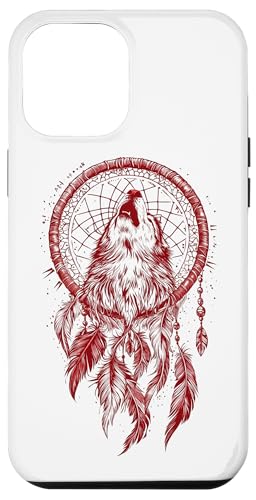 Hülle für iPhone 12 Pro Max Bohemian Wolf Traumfänger Wolf Mandala von Boho Wolf Dreamcatcher Geschenk Naturliebhaber