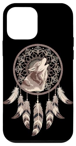 Hülle für iPhone 12 mini Bohemian Wolf Traumfänger Wolf Mandala von Boho Wolf Dreamcatcher Geschenk Naturliebhaber