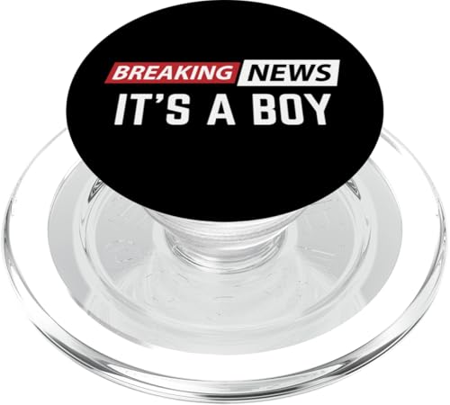 Aktuelle Nachrichten It's a Boy PopSockets PopGrip für MagSafe von Bold Signal Studio