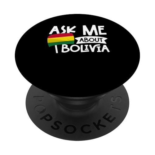 Bolivien Bolivianische Flagge Boliviano PopSockets Klebender PopGrip von Bolivian Gifts from Bolivia