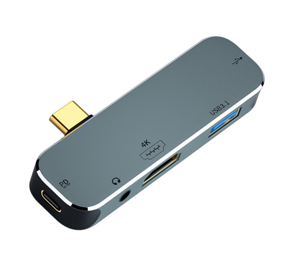 Bolwins O17C Adapter USB Typ-C auf USB 2.0, USB 3.1, USB-C mit PD, HDMI, 3,5mm Audio- & Video-Adapter von Bolwins