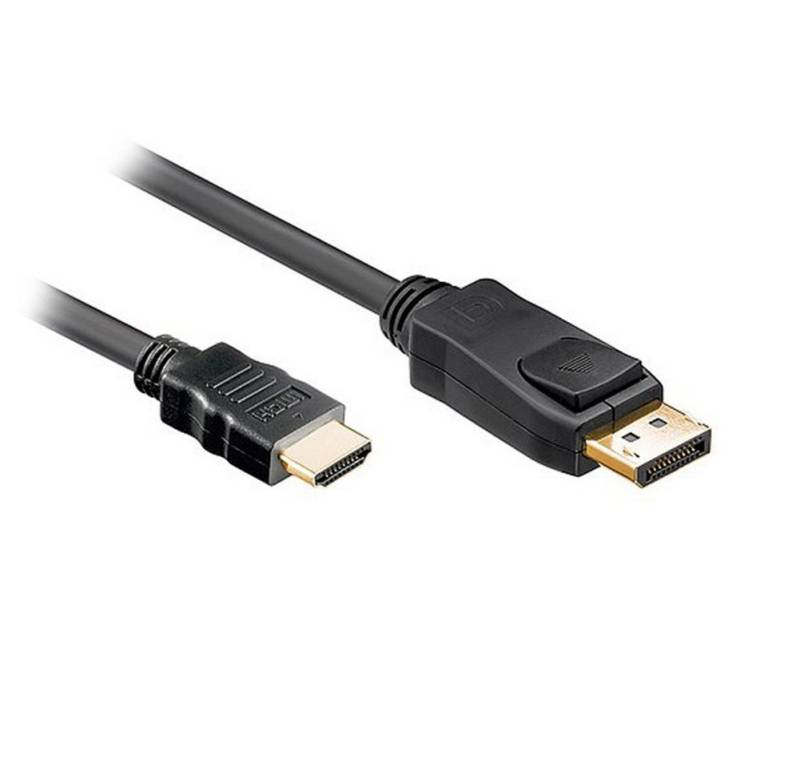 Bolwins P45C 5m Adapter Kabel Displayport auf HDMI Stecker f Laptop PC Monitor Audio- & Video-Kabel, (500 cm) von Bolwins