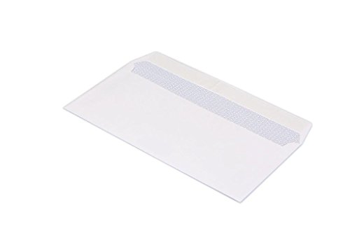 TopStar Briefumschlag DIN lang (110x220 mm) haftklebend weiß 100g 250 Stück von Bong