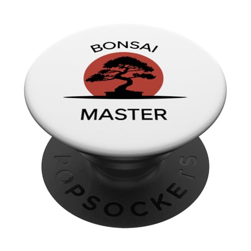 Bonsai-Pflanzenliebhaber Miniaturbaum Zwergbaum PopSockets Klebender PopGrip von Bonsai Lover Miniature Tree Plant Lover