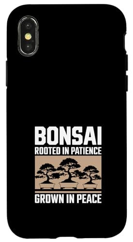 Hülle für iPhone X/XS Bonsai Baum Gartenarbeit Japanische Kultur Zen Lustiger Bonsai Baum von Bonsai Tree Shirts & Gifts Men Women Gardener