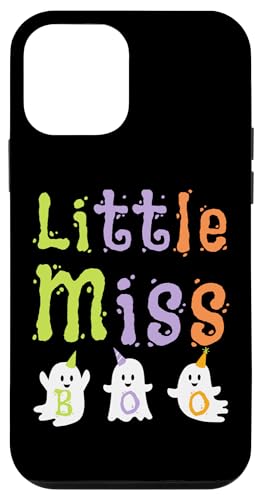 Hülle für iPhone 12 mini Little Miss Boo Lustiger Halloween Kürbis Geist Kleinkind Mädchen von Boo Boo Crew Funny Halloween Little Miss Boo Gifts