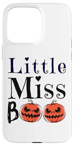 Hülle für iPhone 15 Pro Max Little Miss Boo Lustiger Halloween Kürbis Geist Kleinkind Mädchen von Boo Boo Crew Funny Halloween Little Miss Boo Gifts