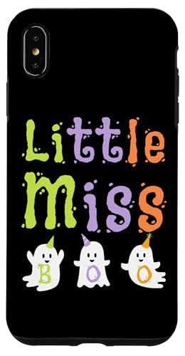 Hülle für iPhone XS Max Little Miss Boo Lustiger Halloween Kürbis Geist Kleinkind Mädchen von Boo Boo Crew Funny Halloween Little Miss Boo Gifts