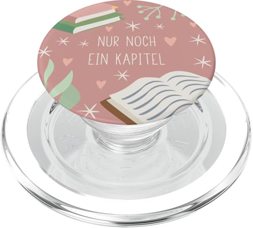 Nur Noch Ein Kapitel - Süße Buchliebhaber Lesen PopSockets PopGrip für MagSafe von Book Lover Gifts by Vine Mercantile