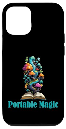 Hülle für iPhone 12/12 Pro Frag mich, was ich lese, Buchwurm-Design von Book Lover Portable Nerd Magic