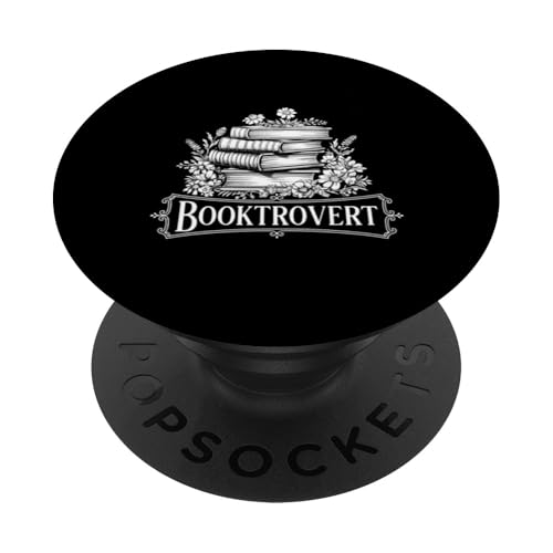 Booktrovert Library Design für einen Bibliothekar PopSockets Klebender PopGrip von Book Lovers Gifts