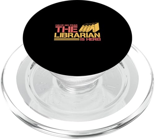 Buchliebhaber "The Librarian Is Here" PopSockets PopGrip für MagSafe von Bookworm Reading Books Book Lovers Clothing