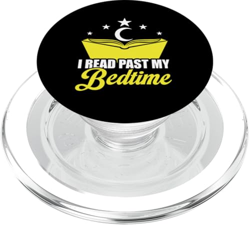 Ich lese bis vor dem Schlafengehen und lese Buchliebhaber PopSockets PopGrip für MagSafe von Bookworm Reading Books Book Lovers Clothing