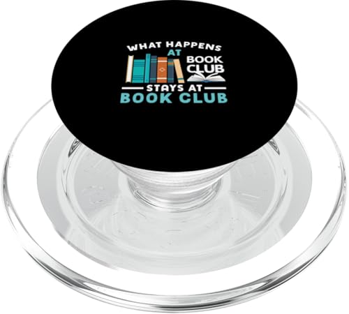 Was passiert im Book Club Bookworm Book Lover PopSockets PopGrip für MagSafe von Bookworm Reading Books Book Lovers Clothing