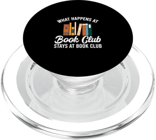 Was passiert im Book Club Bookworm Book Lover PopSockets PopGrip für MagSafe von Bookworm Reading Books Book Lovers Clothing