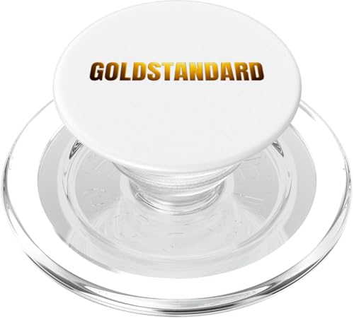 GOLDSTANDARD goldener Schriftzug witzig stolz sprüche coole PopSockets PopGrip für MagSafe von Boom Manufaktur