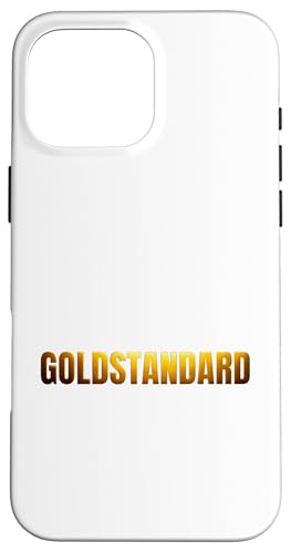 Hülle für iPhone 16 Pro Max GOLDSTANDARD goldener Schriftzug witzig stolz sprüche coole von Boom Manufaktur