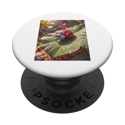 Marienkäfer Marienkäfer super süße Tiere Wald PopSockets Klebender PopGrip von Boom Manufaktur