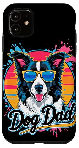 Hülle für iPhone 11 Border Collie Hund Papa Herren Border Collie von Border Collie Dad Owner Designs Men