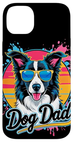 Hülle für iPhone 14 Plus Border Collie Hund Papa Herren Border Collie von Border Collie Dad Owner Designs Men