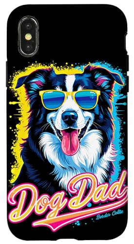 Hülle für iPhone X/XS Border Collie Hund Papa Herren Border Collie von Border Collie Dad Owner Designs Men