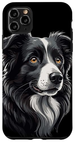 Hülle für iPhone 11 Pro Max Border Collie Art für Herren und Damen, Welpen, Border Collie von Border Collie Designs Ajeli