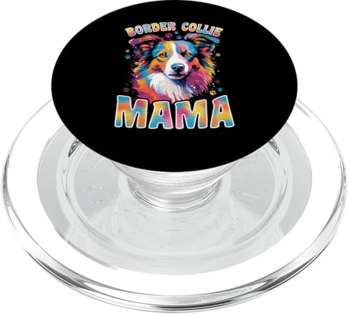 Border Collie Hund – Border Collie Mama PopSockets PopGrip für MagSafe von Border Collie Dog Designs