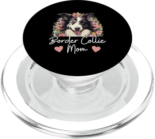 Border Collie Hund – Border Collie Mom PopSockets PopGrip für MagSafe von Border Collie Dog Designs