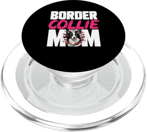 Border Collie Hund – Border Collie Mom PopSockets PopGrip für MagSafe von Border Collie Dog Designs