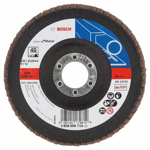 Bosch Accessories 2608606716 Fächerschleifscheibe Durchmesser 125mm von Bosch Accessories