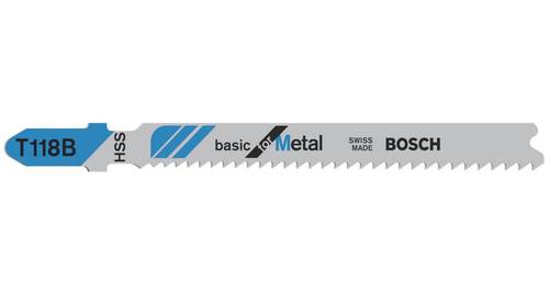 Bosch Accessories 2608631014 Stichsägeblatt T 118 B Basic for Metal, 5er-Pack 5St. von Bosch Accessories