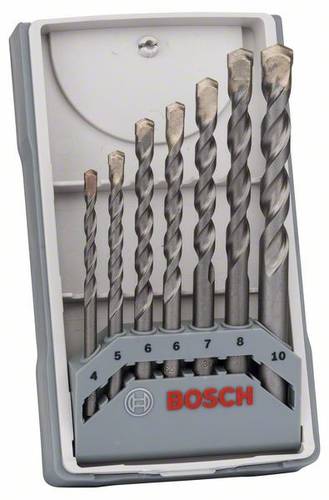 Bosch Accessories CYL-3 2607017082 Hartmetall Beton-Spiralbohrer-Set 7teilig 4 mm, 5 mm, 6 mm, 6 mm, von Bosch Accessories