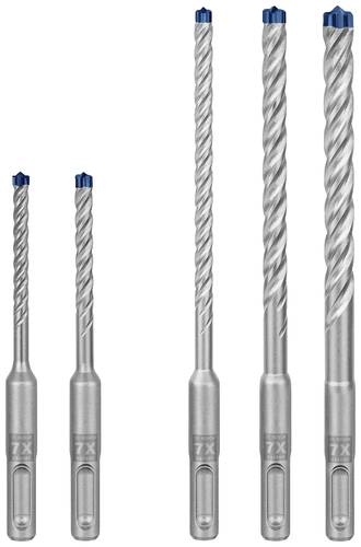 Bosch Accessories EXPERT SDS plus-7X 2608900197 Hammerbohrer 5teilig 5.0 mm, 6.0 mm, 6.0 mm, 8.0 mm, von Bosch Accessories