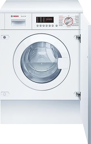 Bosch Hausgeräte WKD28543 Serie 6 Einbau-Waschtrockner, 7 kg Waschen und 4 kg Trocknen, 1400 UpM, Beladungsmenge 7/4 kg, Auto Dry: optimale Trocknung, Sportswear-Programm, Schnell/Mix leise von Bosch