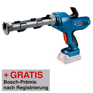 AKTION: BOSCH Professional GCG 18V-310 Akku-Kartuschenpistole bis 310,0 ml 18,0 V mit Prämie nach Registrierung von Bosch Professional