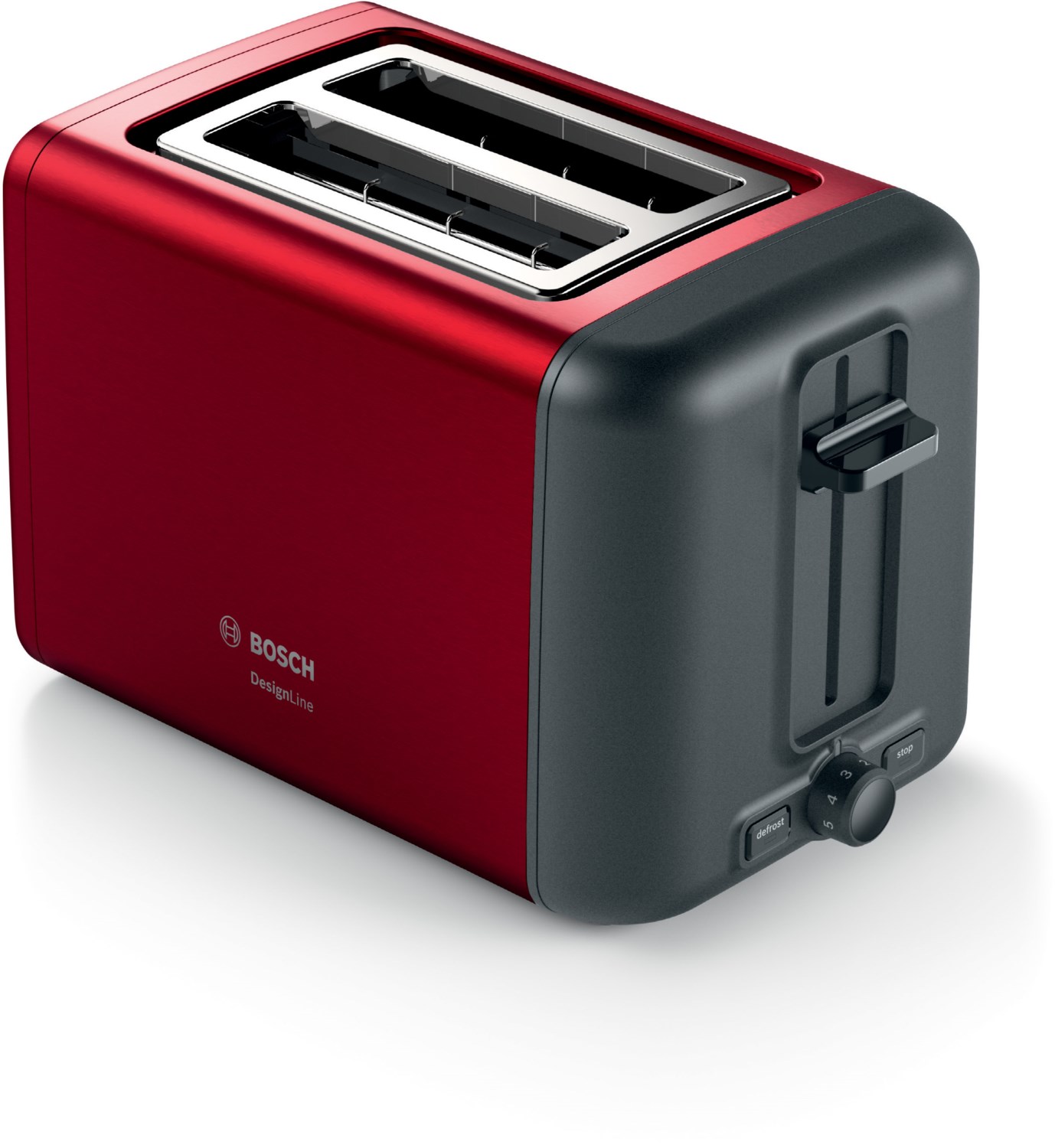 Bosch Kompakt Toaster DesignLine TAT3P424DE Rot von Bosch